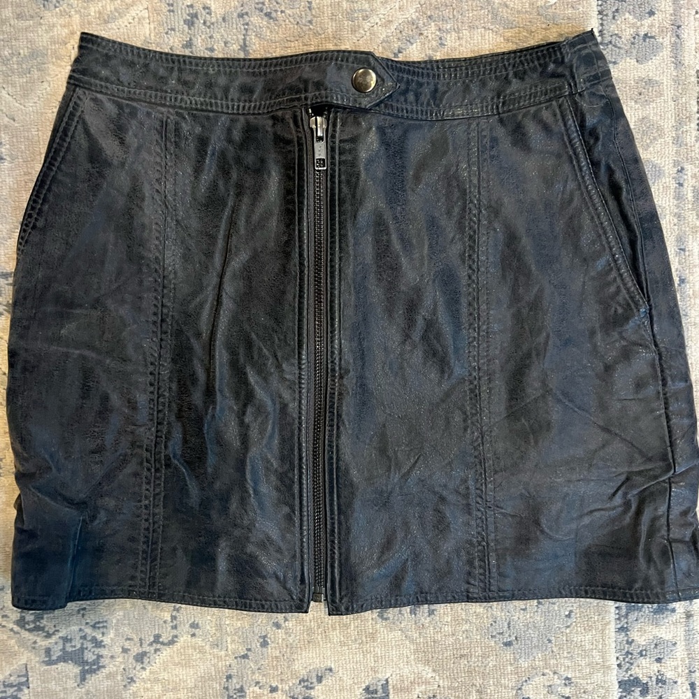 Free people moto mini skirt